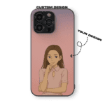 Custom Ghibli Girl – Premium Glass Mobile Cover